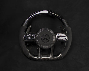Mercedes-Benz C63 AMG Carbon/Alcantara LED Ratt Hvite Detaljer
