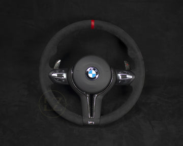 BMW F10/F11 Komplett Facelift Alcantara Ratt Carbon innerdel - LZ-Customs