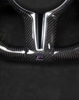 BMW F-Serie Alcantara/Carbon Ratt, LED Blå Detaljer - LZ-Customs