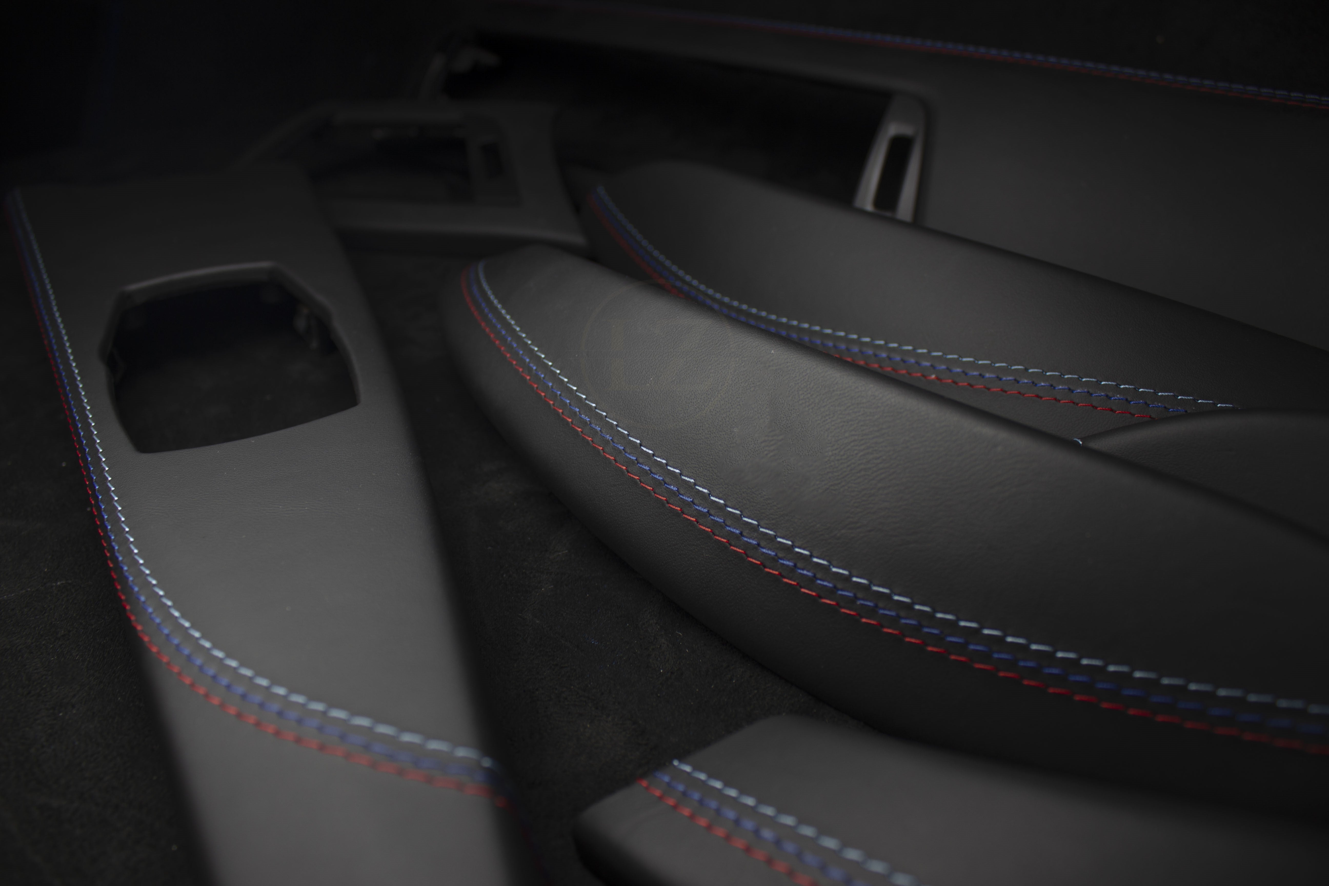 BMW F30,F80,F32,F82,F31,F36 Nappa Leather Interior Moldings M-Seams ...