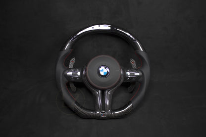 BMW F-Serie LED Ratt Skinn/Carbon Røde Detaljer - LZ-Customs