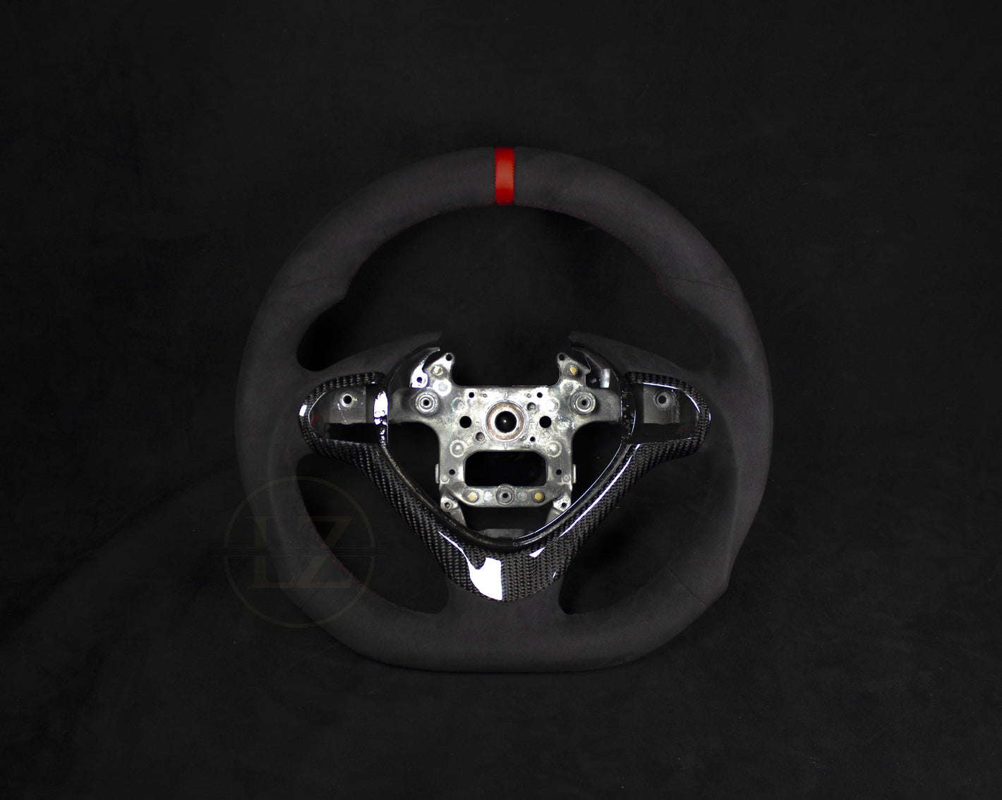 Honda Accord  MK8 Alcantara Ratt Røde Detaljer - LZ-Customs