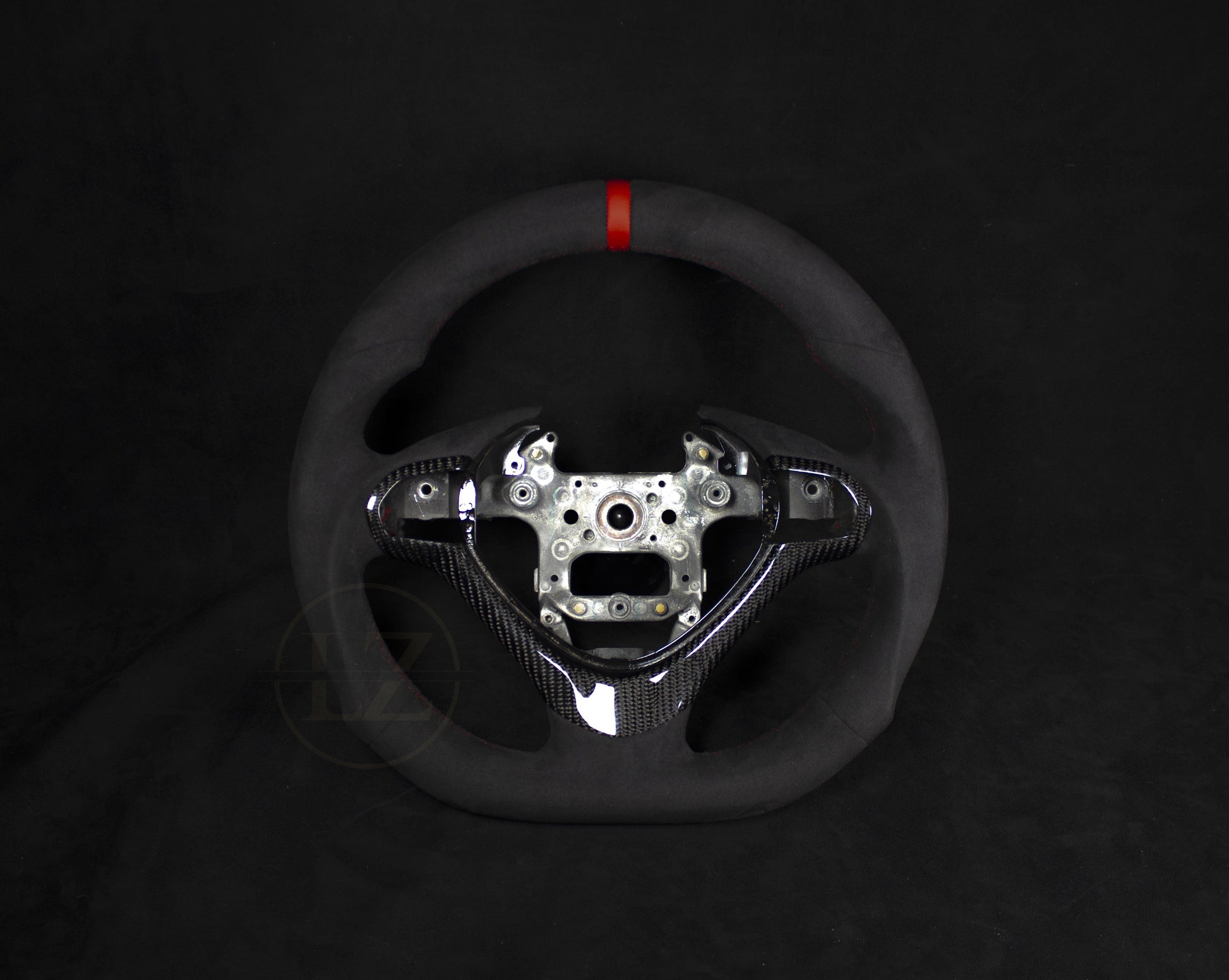 Honda Accord  MK8 Alcantara Ratt Røde Detaljer - LZ-Customs