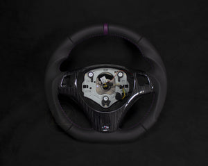 BMW E8X/E9X Skinn Ratt, Lilla Detaljer - LZ-Customs