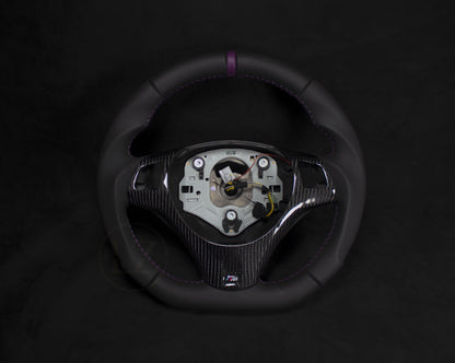 BMW E8X/E9X Skinn Ratt, Lilla Detaljer - LZ-Customs