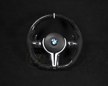 BMW F-Serie Forged Carbon Ratt, Hvite Detaljer - LZ-Customs