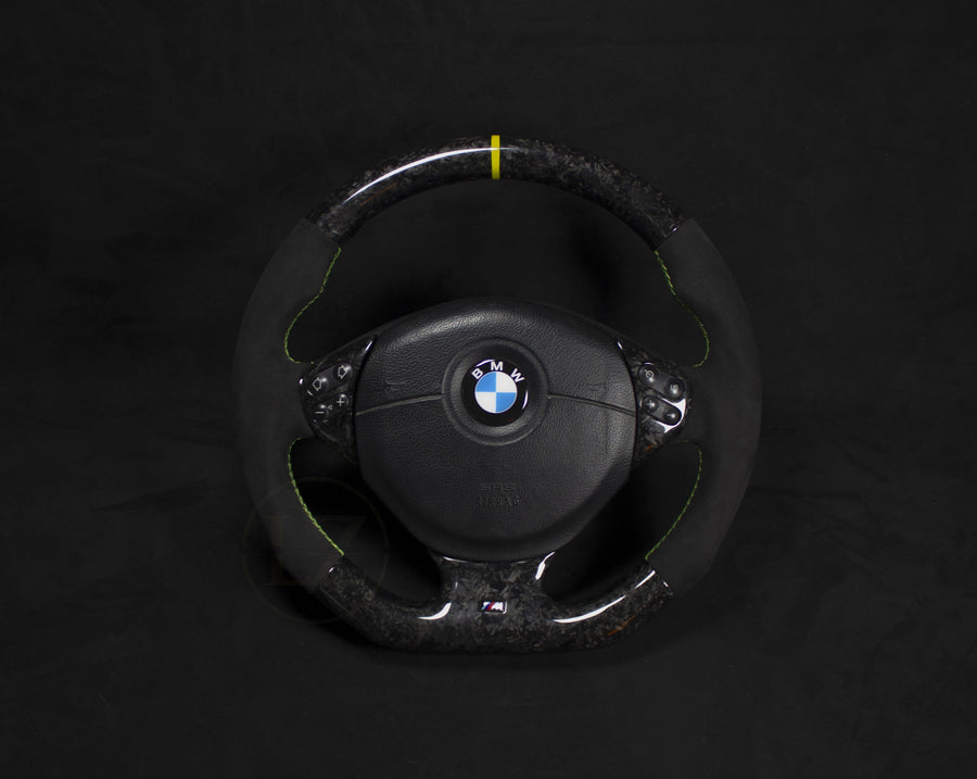 BMW E39 Alcantara og Forged Carbon Neon Grønne Detaljer - LZ-Customs