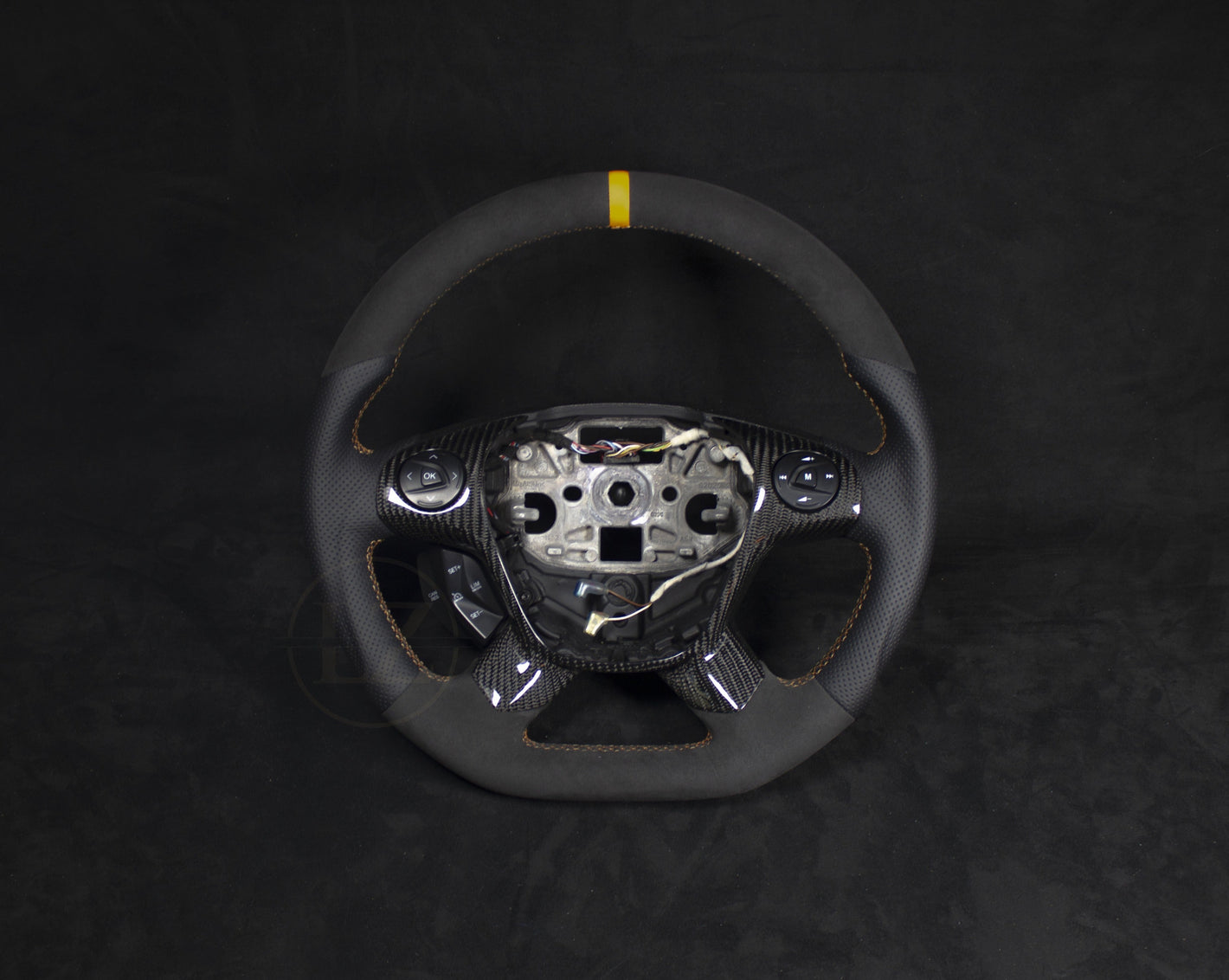 Ford Transit Alcantara/Skinn Ratt, Oransje Detaljer - LZ-Customs