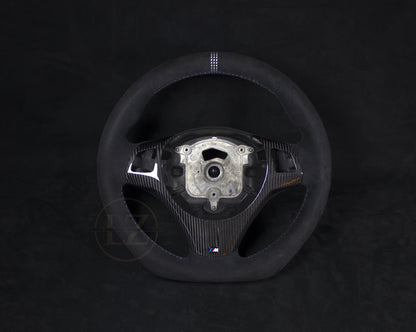 BMW E8X/E9X Alcantara CS Ratt Carbon Rattdeksel - LZ-Customs