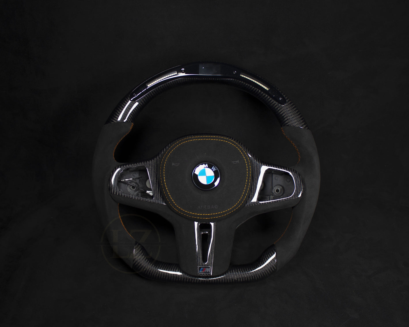 BMW G-Serie G80/G82/G20/G30 Alcantara/Carbon LED Ratt Oransje Detaljer - LZ-Customs