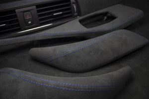 BMW F20,F21, F22 F87 Alcantara Interiør Lister Med Sømmer - LZ-Customs