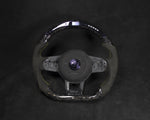VOLKSWAGEN GOLF MK7 Alcantara/Carbon LED Ratt Gule Detaljer - LZ-Customs