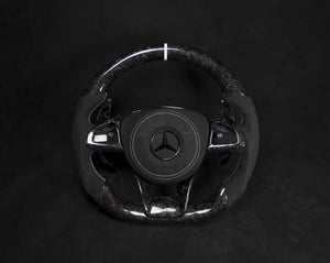 Mercedes-Benz Forged Carbon/Alcantara Hvite Detaljer - LZ-Customs