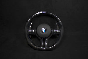 BMW F-Serie LED Ratt Skinn/Carbon Blå Detaljer - LZ-Customs