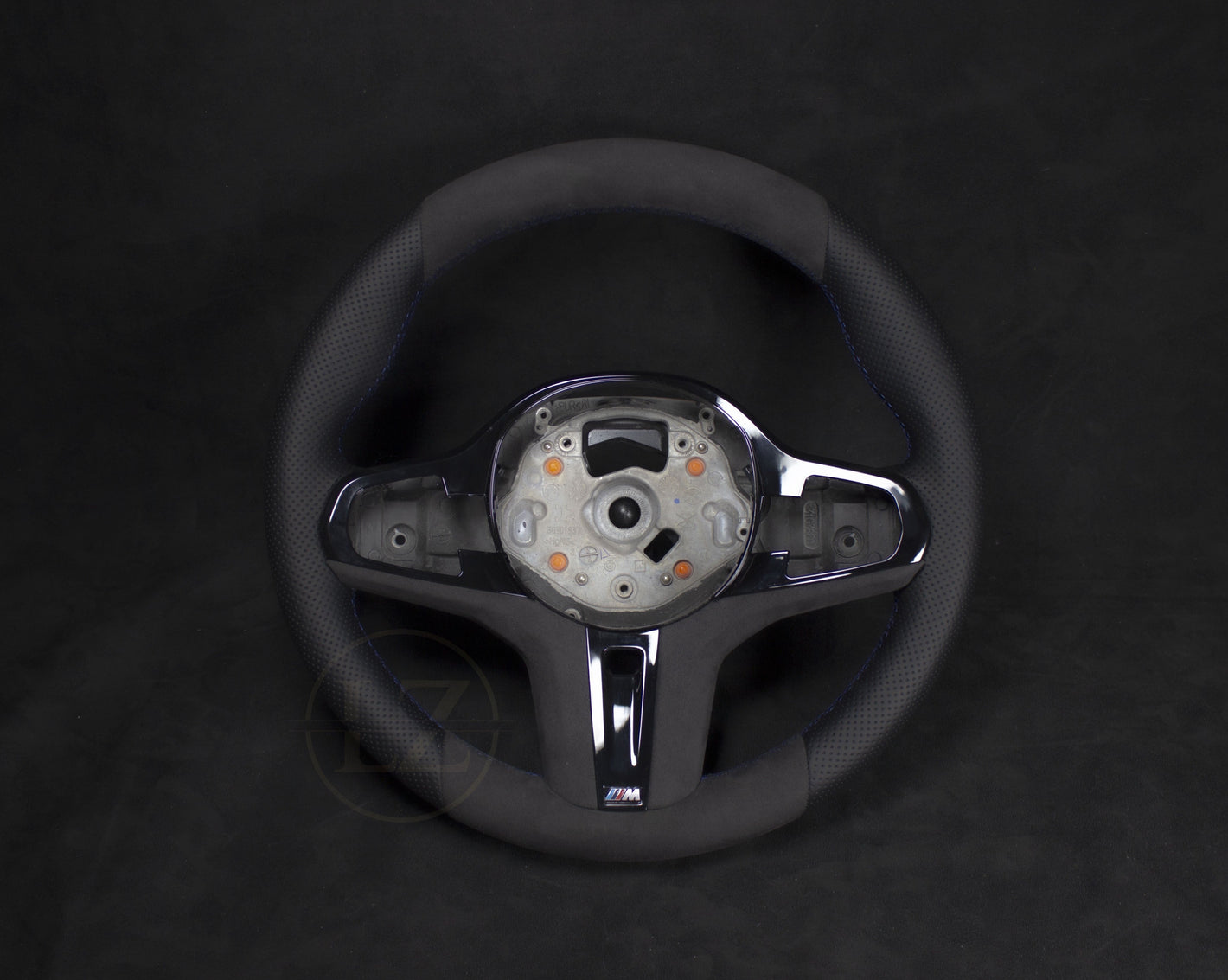 BMW G-Serie G80/G82/G20/G30 Alcantara Ratt Blå Detaljer - LZ-Customs