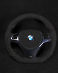 BMW E8X/E9X Alcantara Ratt Blå Carbon - LZ-Customs