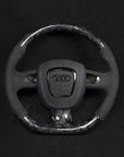 Audi B8 Forged Carbon Blue flakes and Alcantara Steering wheel (preface)