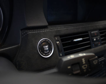 Anneau de bouton de démarrage en carbone BMW Série E