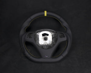 BMW E8X/E9X Skinn Ratt, Gule Detaljer - LZ-Customs