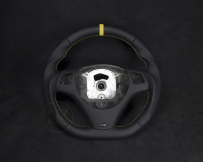 BMW E8X/E9X Skinn Ratt, Gule Detaljer - LZ-Customs