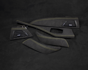 BMW F20,F21, F22 F87 Alcantara Interiør Lister Med Sømmer Preface - LZ-Customs