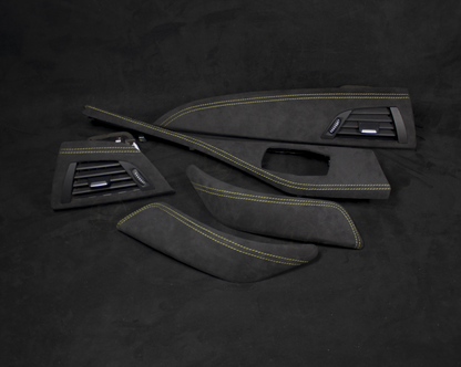 BMW F20,F21, F22 F87 Alcantara Interiør Lister Med Sømmer Preface - LZ-Customs