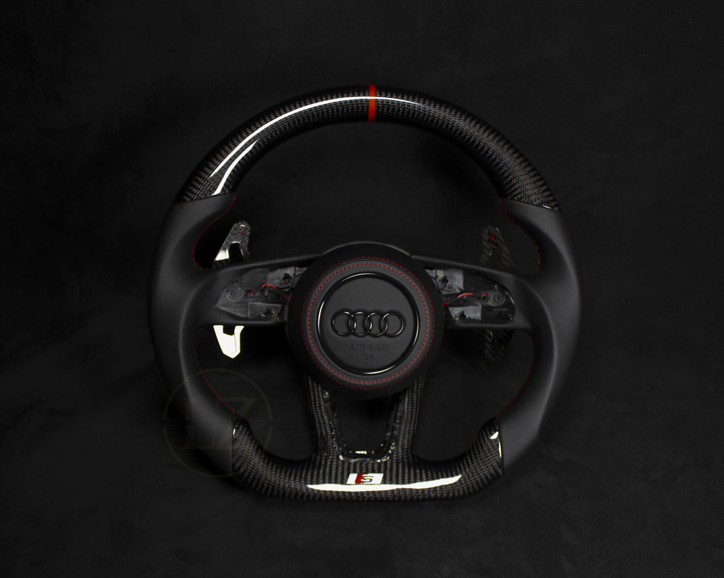 Audi B9.5 Carbon Ratt Røde Detaljer - LZ-Customs