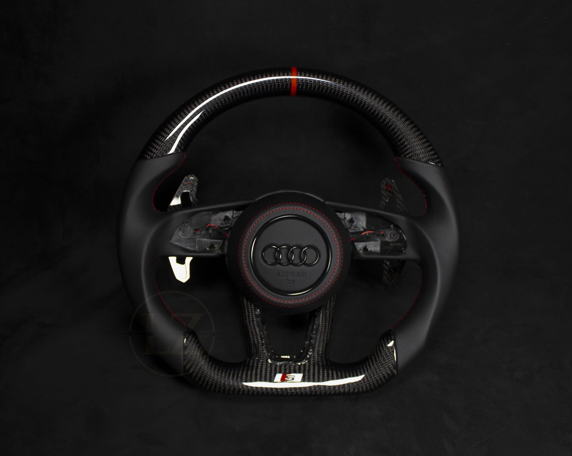 Audi B9.5 Carbon Ratt Røde Detaljer - LZ-Customs