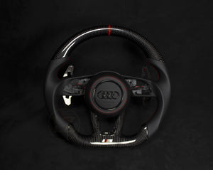 Audi B9.5 Carbon Ratt Røde Detaljer - LZ-Customs