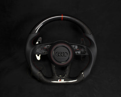 Audi B9.5 Carbon Ratt Røde Detaljer - LZ-Customs