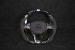 Mercedes-Benz AMG LED Ratt Alcantara/Forged Carbon - Røde Detaljer - LZ-Customs