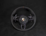 Porsche 911 Blackout Skinn Ratt Brune Detaljer - LZ-Customs