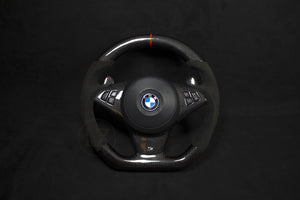 BMW E60, E61 Carbon/Alcantara Ratt V2 - LZ-Customs