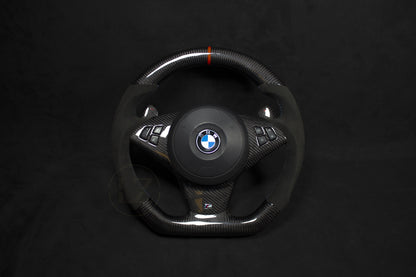 BMW E60, E61 Carbon/Alcantara Ratt V2 - LZ-Customs