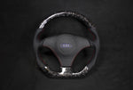 Audi B5 Lenkrad aus geschmiedetem Carbon, rote Details – LZ-Customs