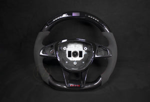 Mercedes-Benz C63 AMG Carbon/Alcantara LED Ratt Røde detaljer - LZ-Customs