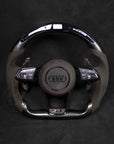 Audi R8 Alcantara/Carbon LED Steering Wheel REDe Details