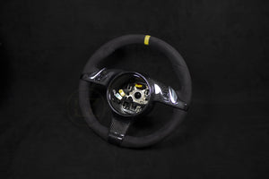 Porsche 958, 911 Alcantara Ratt Gule Detaljer - LZ-Customs