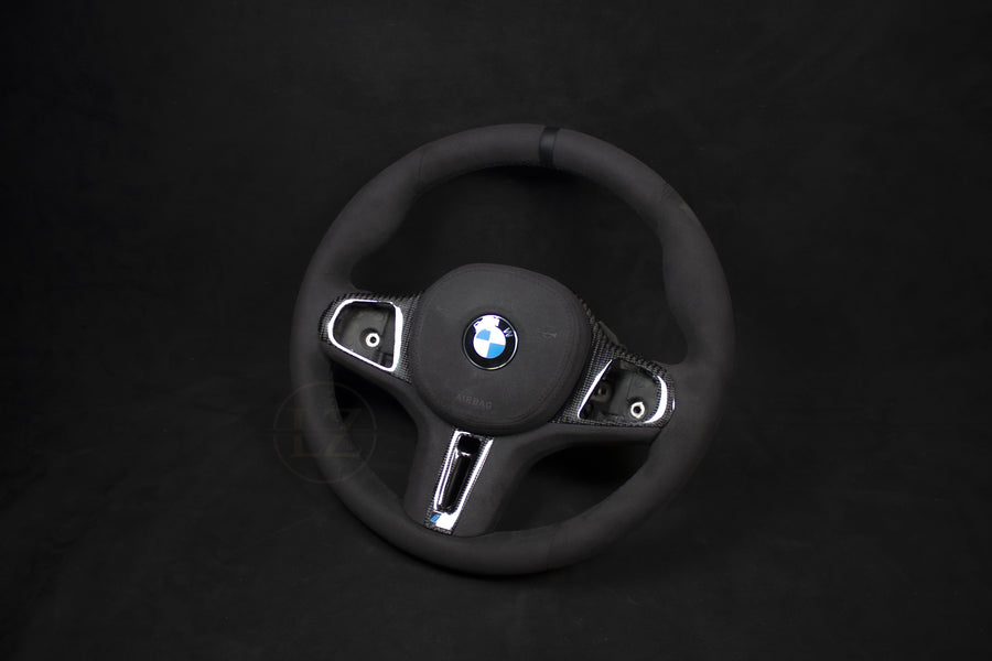 BMW G-Serie G80/G82/G20/G30 Alcantara Ratt Blackout