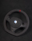 Volant en Alcantara M-Performance BMW E8X/E9X Surpiqûres blanches