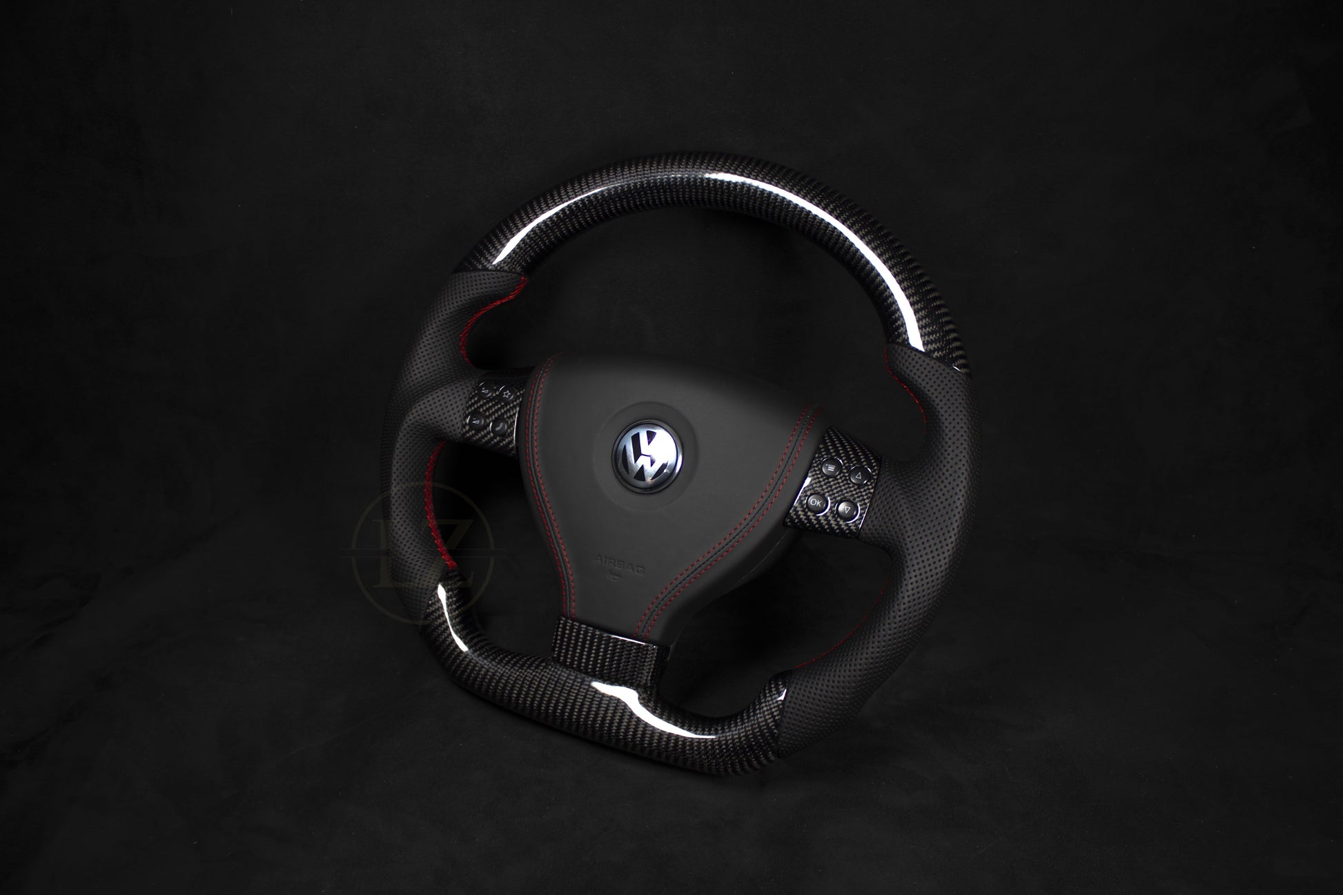 VOLKSWAGEN Scirocco MK3 Skinn/Carbon Ratt Røde Detaljer - LZ-Customs