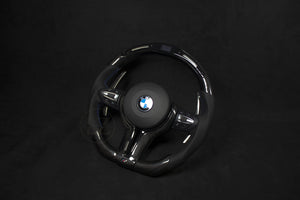 BMW F-Serie LED Ratt Skinn/Carbon Blå Detaljer - LZ-Customs