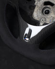 BMW E8X/E9X Alcantara CS Ratt Carbon Rattdeksel - LZ-Customs