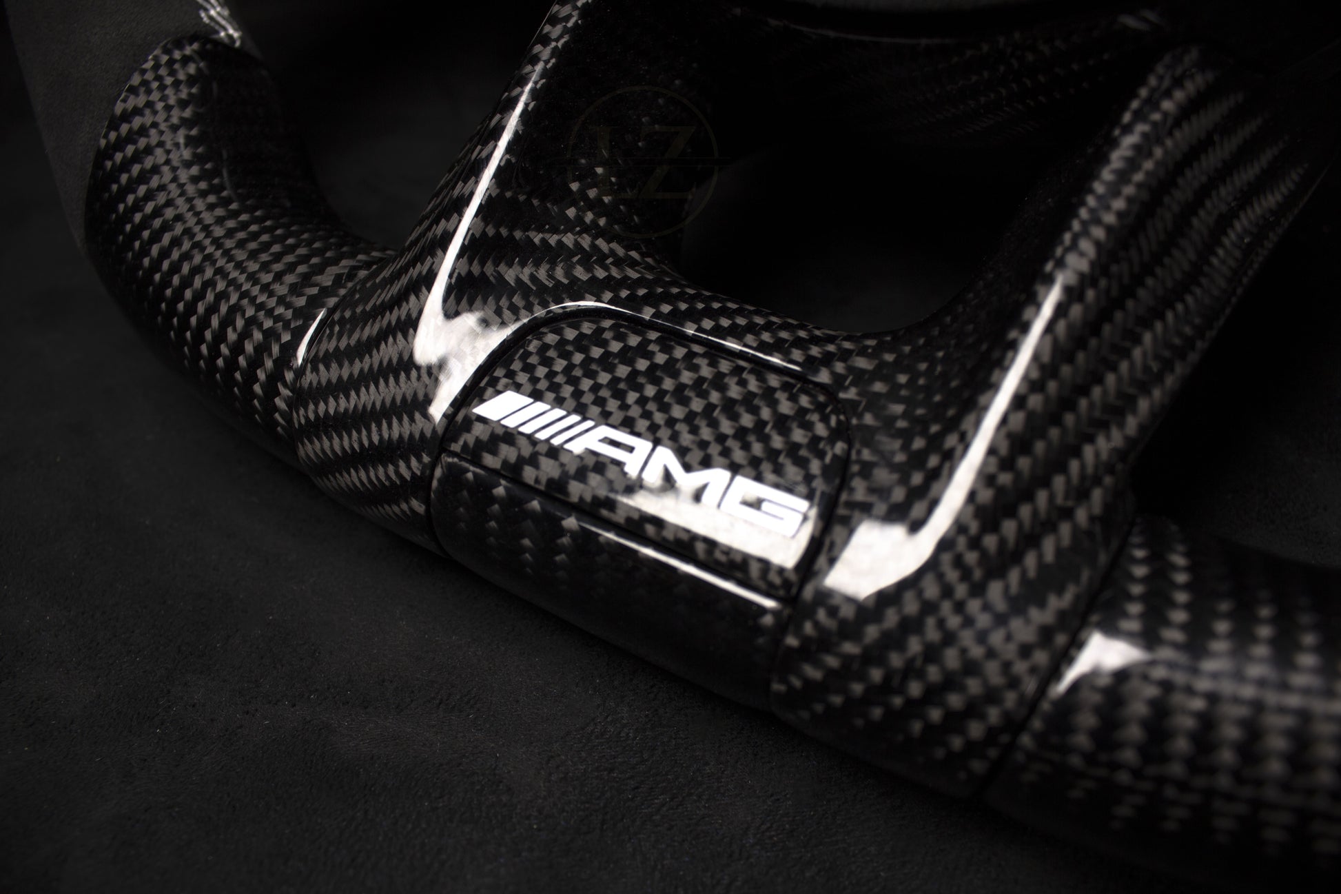 Mercedes-Benz C63 AMG Carbon/Alcantara LED Ratt Hvite Detaljer - LZ-Customs