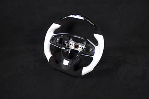 HONDA Civic R Alcantara/ Hvit Skinn LED Ratt - LZ-Customs