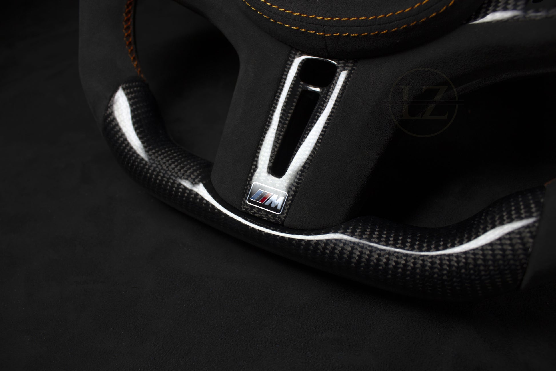 BMW G-Serie G80/G82/G20/G30 Alcantara/Carbon LED Ratt Oransje Detaljer - LZ-Customs