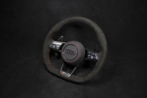 Audi R8 Alcantara Ratt Røde Detaljer - LZ-Customs