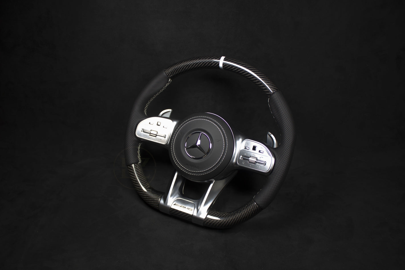 Mercedes-Benz C63 AMG Alcantara/Carbon Chrome Ratt - LZ-Customs