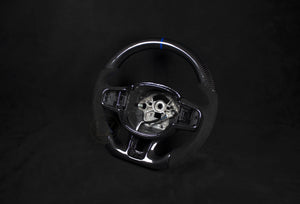 Volvo Carbon/Alcantara Ratt Blå Detaljer V2 - LZ-Customs