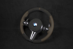 BMW F-Serie Brunt Skinn/Alcantara Ratt